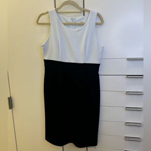 Studio One black and white midi dress